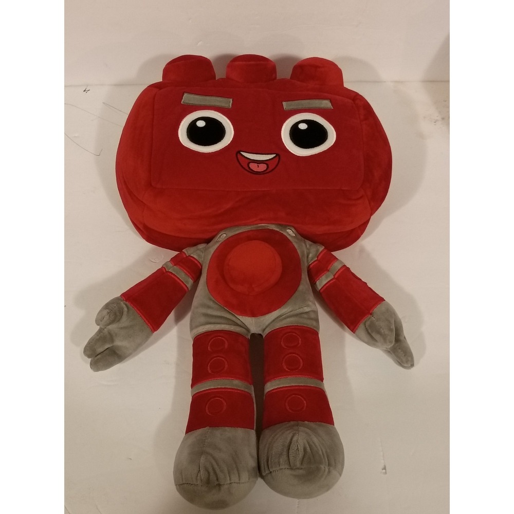 Brick Fest Live 2024 Lego Plush Red Soft‎ 17"x9"x4.5" RARE